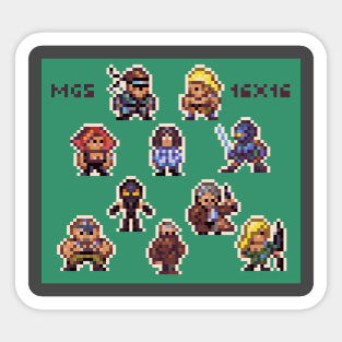 MGS Pixel Art Sticker